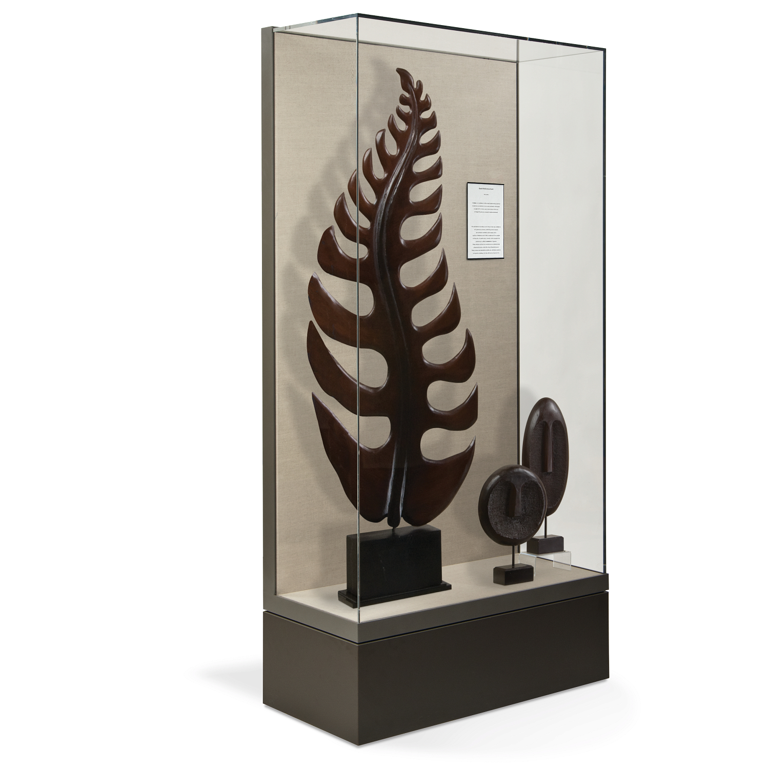 Gaylord Archival® Metro™ Uptown Floor-Standing Wall Museum Case
