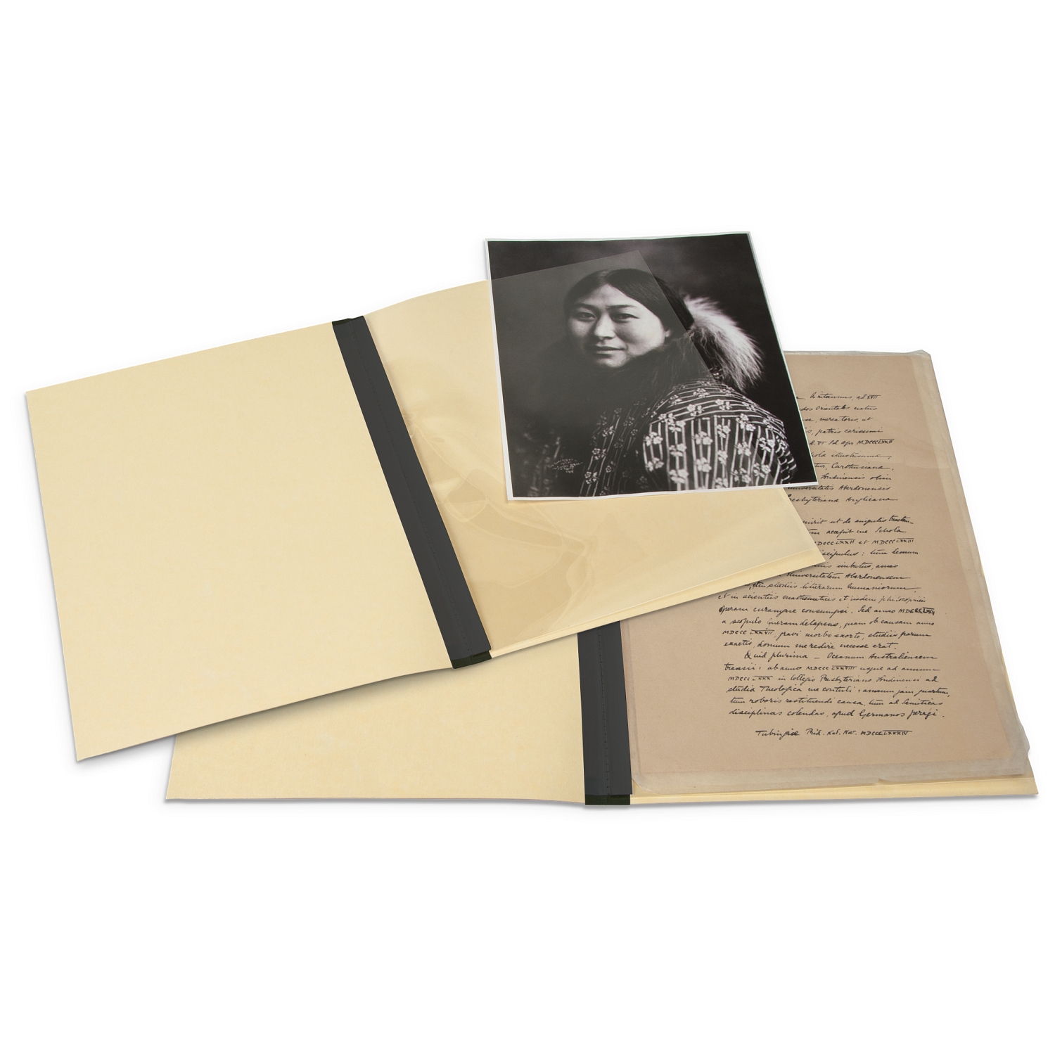 Gaylord Archival® 19 pt. Viewing Folders with 3 mil Archival Polyester L-Sleeves (5-Pack)