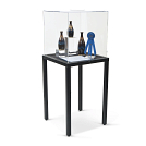Shown with black powder-coated base and laminate deck