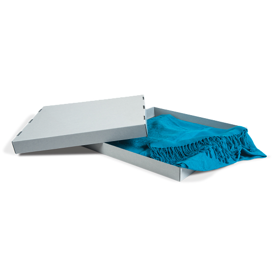 Gaylord Archival&#174; Blue E-flute Scarf Box