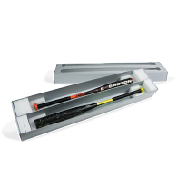 Gaylord Archival® E-flute Clear Lid 2-Baseball Bat Box Gaylord Archival® E-flute Clear Lid 2-Baseball Bat Box