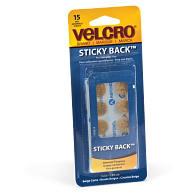 VELCRO&#174; Sticky Back&#174; VELCOIN&#174; Fasteners (15-Pack)