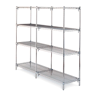 Metro Super Adjustable Wire Shelving Adder Unit Metro Super Adjustable Wire Shelving Adder Unit