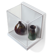 Gaylord Archival® Little Gem Original White Wall-Mount Exhibit Case Gaylord Archival® Little Gem Original White Wall-Mount Exhibit Case