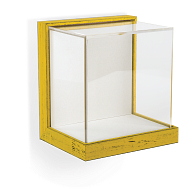 Gaylord Archival® Little Gem Weathered Frame Wall-Mount Exhibit Case with Linen-Wrapped Interior  Gaylord Archival® Little Gem Weathered Frame Wall-Mount Exhibit Case with Linen-Wrapped Interior