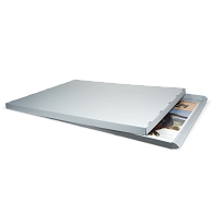 Gaylord Archival® Blue B-flute Drop-Front 40 x 60" Two Sheet Poster Box Gaylord Archival® Blue B-flute Drop-Front 40 x 60" Two Sheet Poster Box