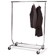 Heavy-Duty Folding Mobile Textile Rack