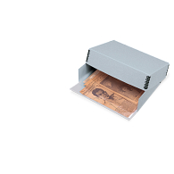 Gaylord Archival® E-flute Drop-Front Deep Lid Print Box Gaylord Archival® E-flute Drop-Front Deep Lid Print Box