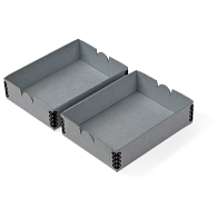 Gaylord Archival® E-flute 4 3/8 x 6" Internal Trays for Modular Box System (2-Pack) Gaylord Archival® E-flute 4 3/8 x 6" Internal Trays for Modular Box System (2-Pack)