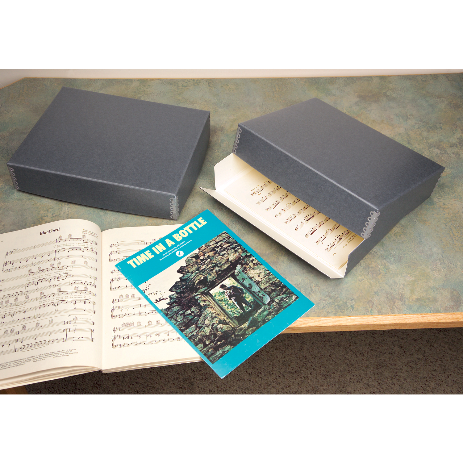 Gaylord Archival® Drop-Front Deep Lid Sheet Music Box