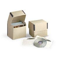 Gaylord Archival® Tan Barrier Board Flip-Top CD Box Gaylord Archival® Tan Barrier Board Flip-Top CD Box