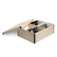Gaylord Archival® Tan Barrier Board High Capacity Photo Box Gaylord Archival® Tan Barrier Board High Capacity Photo Box