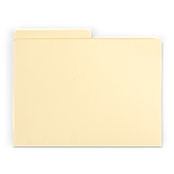 Gaylord Archival&#174; Classic Half-Cut Tab Letter Size File Folders (100-Pack)