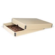 Gaylord Archival® Tan Barrier Board Digital Print Box with Thumb-Cut Tab Gaylord Archival® Tan Barrier Board Digital Print Box with Thumb-Cut Tab