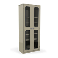Shallow-Depth Museum Cabinet with Glass Doors Shallow-Depth Museum Cabinet with Glass Doors