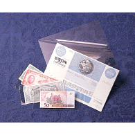 3 mil Archival Polyester Medium Currency & Check L-Sleeves (25-Pack) 3 mil Archival Polyester Medium Currency & Check L-Sleeves (25-Pack)