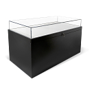 Shown with custom laminate base with a white fabric deck