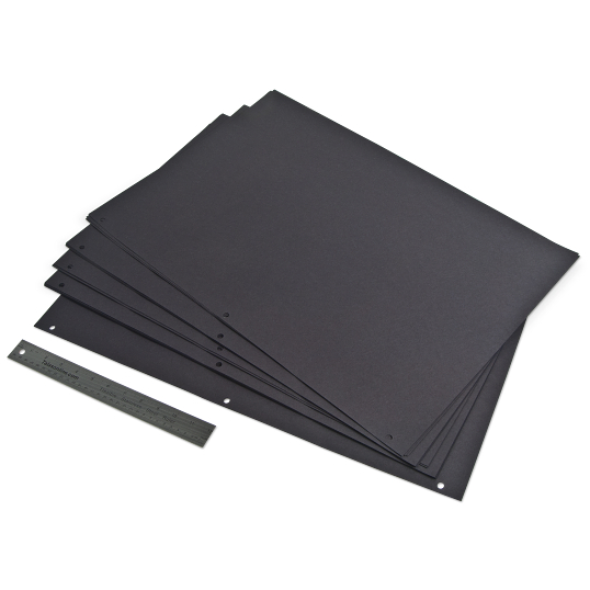 16 x 24" 3-Hole Punched Mounting Pages (25-Pack)