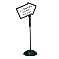 Safco® Write Way® Indoor Double-Sided Directional Arrow Message Board Stand Safco® Write Way® Indoor Double-Sided Directional Arrow Message Board Stand
