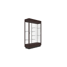 Shown with White Laminate Back in Urban Walnut