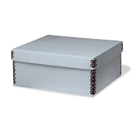 Gaylord Archival® E-flute Shallow Lid Box with Metal Edges Gaylord Archival® E-flute Shallow Lid Box with Metal Edges