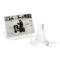 Acrylic Miniature Hinged Display Easels (12-Pack) Acrylic Miniature Hinged Display Easels (12-Pack)