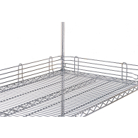Stackable Side Ledge for Metro Wire Shelving Units Stackable Side Ledge for Metro Wire Shelving Units