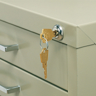 Safco® Lock Kit for Horizontal 10-Drawer Flat Files Safco® Lock Kit for Horizontal 10-Drawer Flat Files