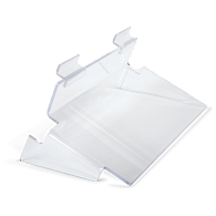 Acrylic Slatwall Braced Shelf Acrylic Slatwall Braced Shelf