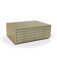 Gaylord Archival® Extra-Large Locking 5-Drawer Horizontal Flat File Gaylord Archival® Extra-Large Locking 5-Drawer Horizontal Flat File