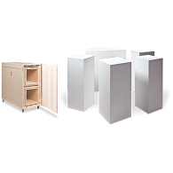 Gaylord Archival® Jewell Primed Nesting Pedestals with Mobile Crate Gaylord Archival® Jewell Primed Nesting Pedestals with Mobile Crate