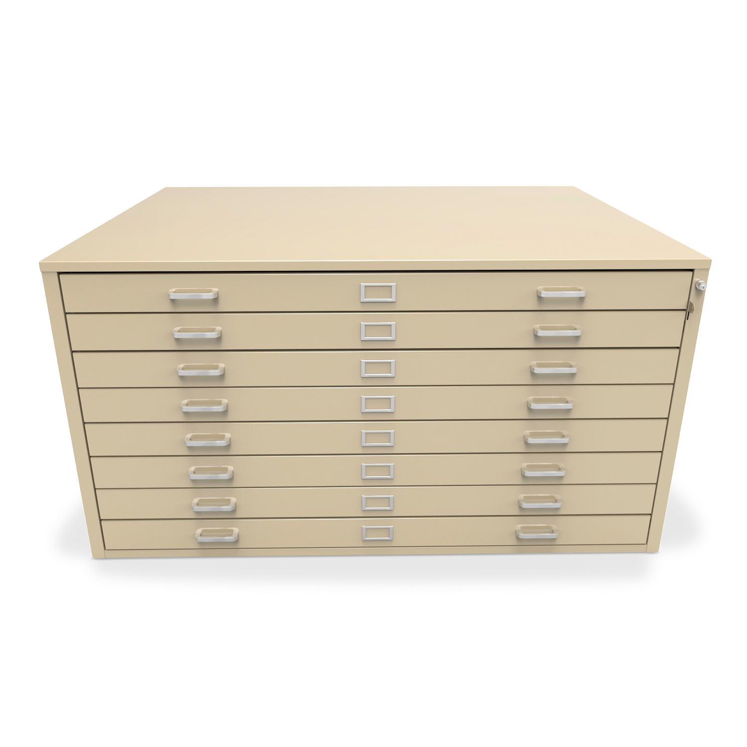 Gaylord Archival® Extra-Large Locking 8-Drawer Horizontal Flat File