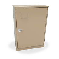 Counter-Height Single-Door Herbarium Museum Cabinet Counter-Height Single-Door Herbarium Museum Cabinet