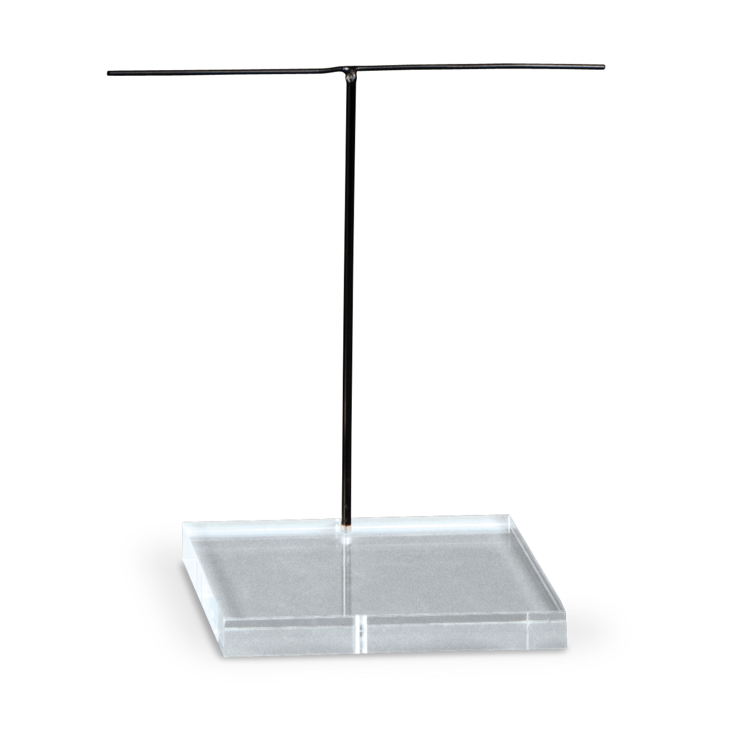 Clear Metal T-Arm Armature Holder