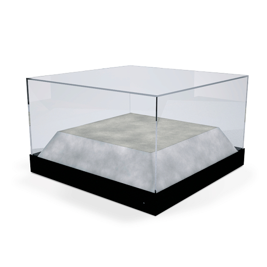 Gaylord Archival&#174; Metro&#153; Lexington Tabletop Museum Case with Raised Deck