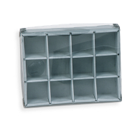 Gaylord Archival® E-flute Clear Lid 12-Capacity Multi-Divider Box Gaylord Archival® E-flute Clear Lid 12-Capacity Multi-Divider Box