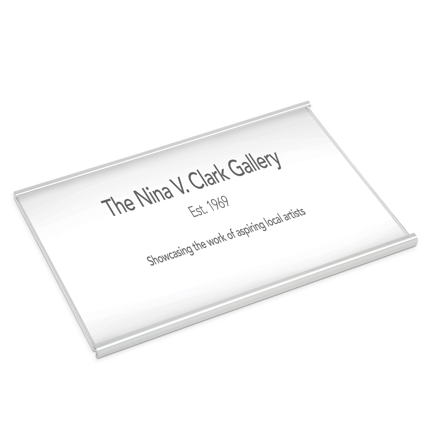 Wall-Mount Label Holder