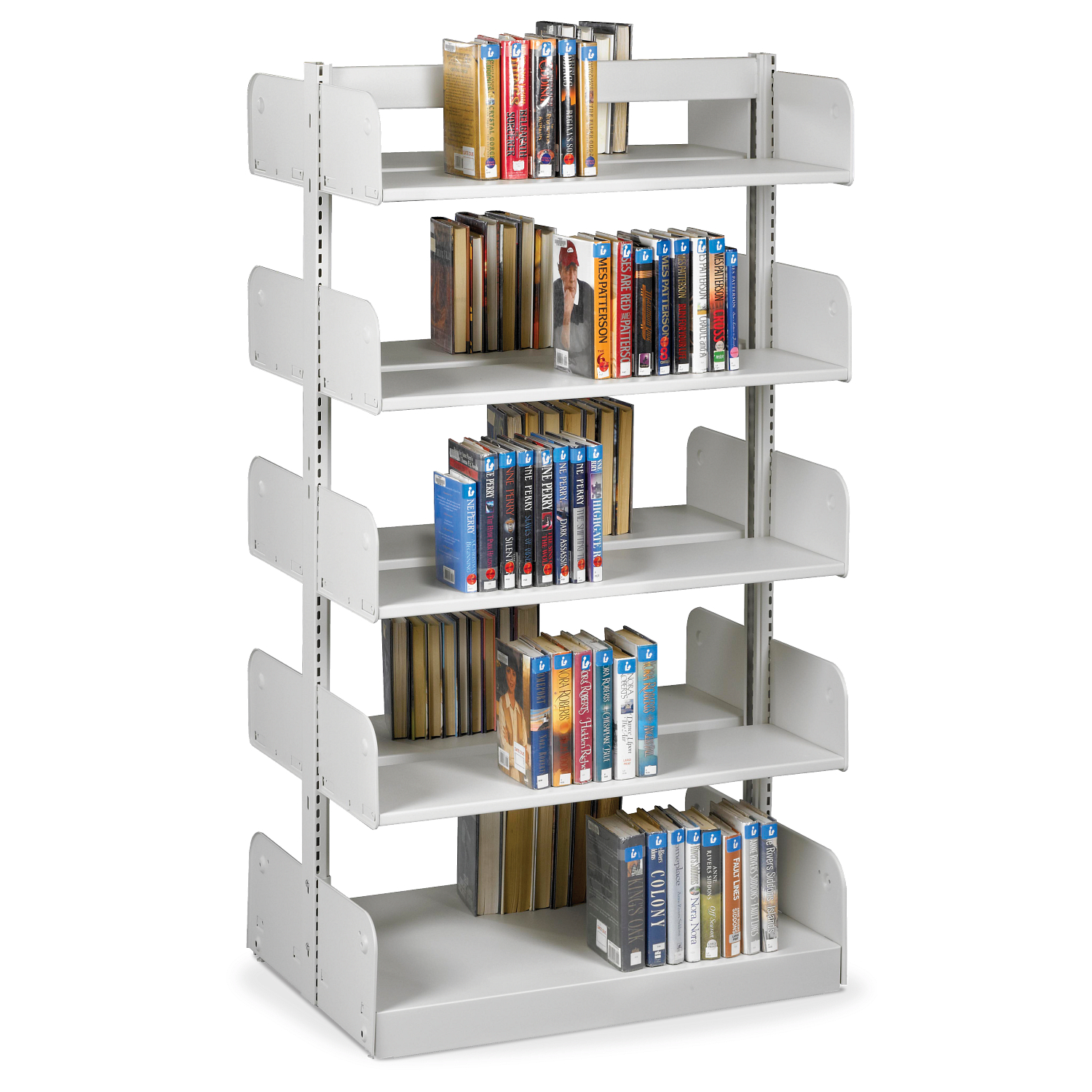 Estey 84"H Double-Faced Cantilever Steel Shelving