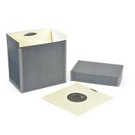 Gaylord Archival&#174; Blue/Grey 45 rpm Record Box