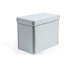 9 3/4H x 6 3/4W x 11 3/4L - Fits 2 (side by side) in 1 Record Storage Carton