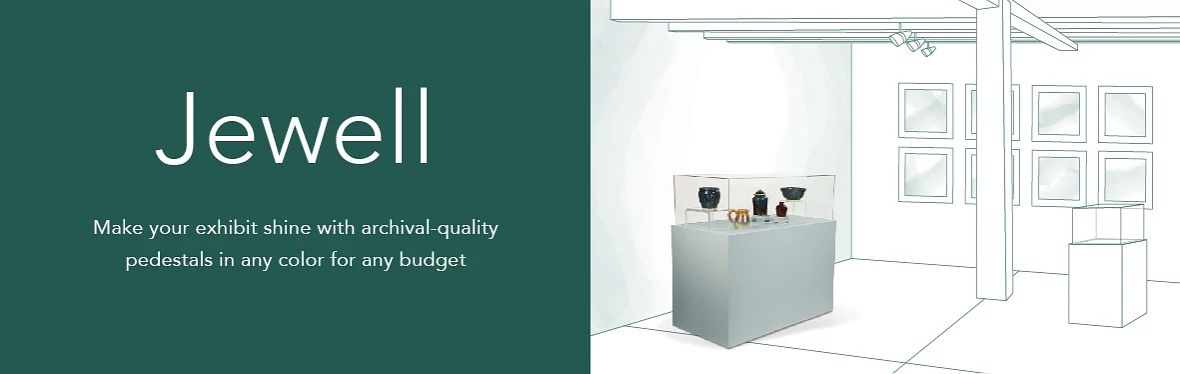 Gaylord Archival® Jewell™ Showcases & Pedestals