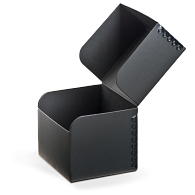 Gaylord Archival® Black Barrier Board Flip-Top Photo & Print Box with Black Metal Edges Gaylord Archival® Black Barrier Board Flip-Top Photo & Print Box with Black Metal Edges