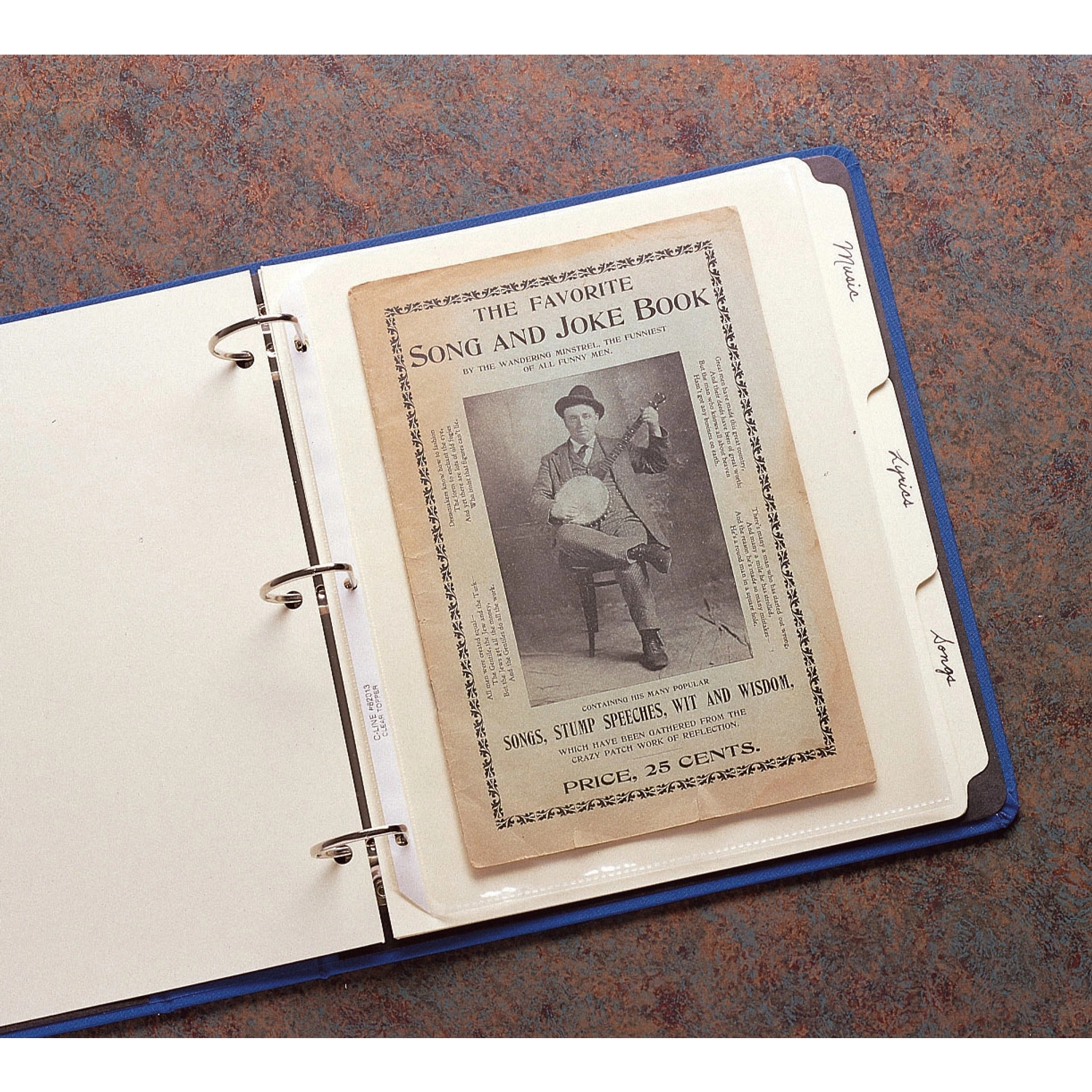 Gaylord Archival® 10 pt. Folder Stock 9 1/2 x 11 1/2" Album Dividers (24-Pack)