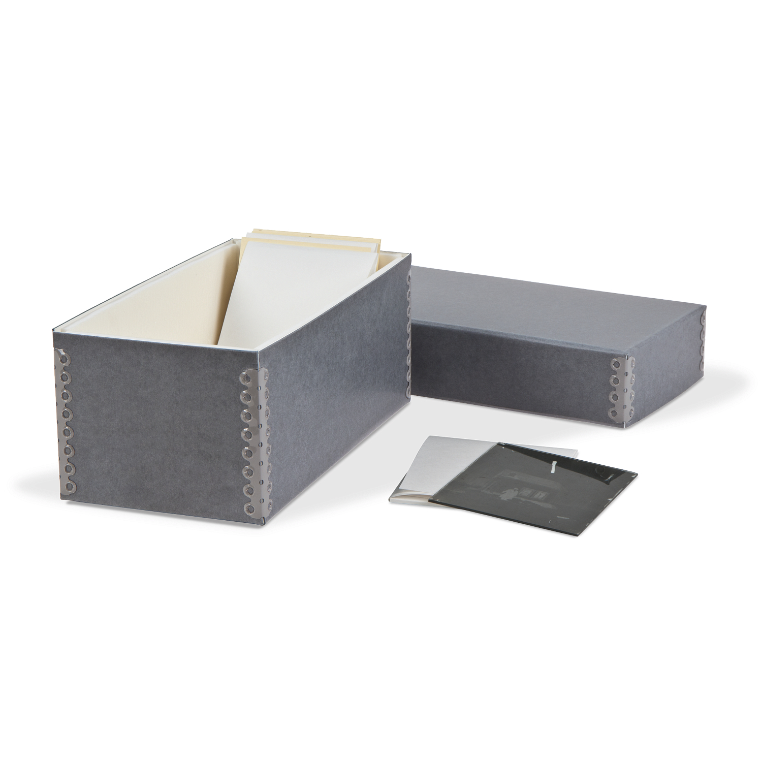 Gaylord Archival® Blue/Grey Barrier Board Glass Negative Storage System