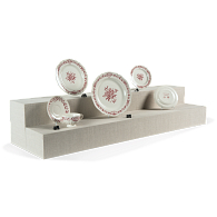 Gaylord Archival® Metro™ Linen Wrapped Step Riser Gaylord Archival® Metro™ Linen Wrapped Step Riser