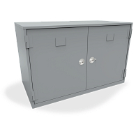 Counter-Height Double-Door Standard Museum Cabinet Counter-Height Double-Door Standard Museum Cabinet