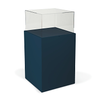 Gaylord Archival® Jewell™ Painted Pedestal Exhibit Case Gaylord Archival® Jewell™ Painted Pedestal Exhibit Case