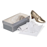 Gaylord Archival® Blue/Grey Barrier Board Clear Shallow Lid Shoe Preservation Kit Gaylord Archival® Blue/Grey Barrier Board Clear Shallow Lid Shoe Preservation Kit
