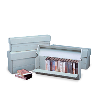 Gaylord Archival® B-flute Drop-Front Flip-Top 3/4" U-Matic Box Gaylord Archival® B-flute Drop-Front Flip-Top 3/4" U-Matic Box