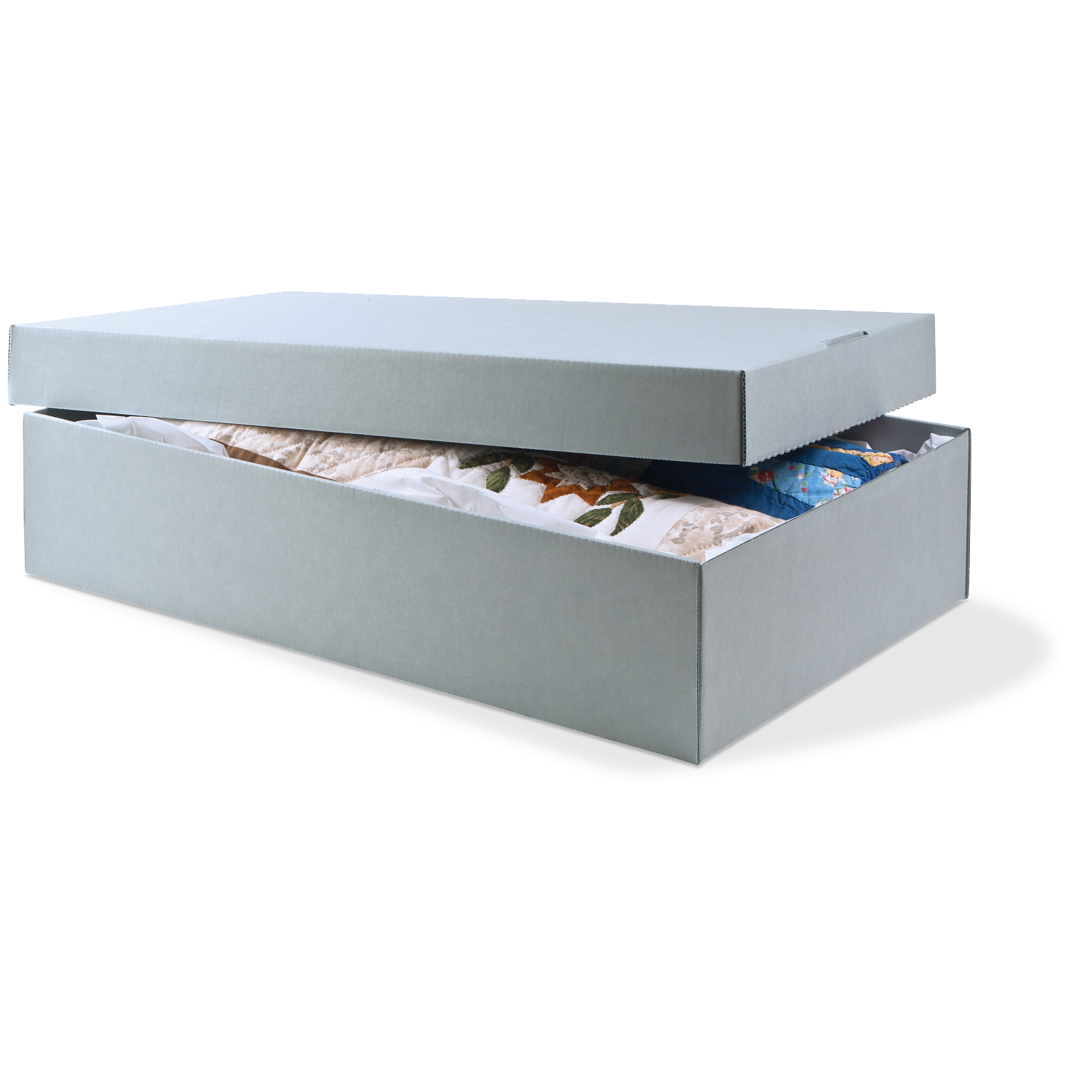 Gaylord Archival® B-flute Shallow Lid Textile Boxes (5-Pack)